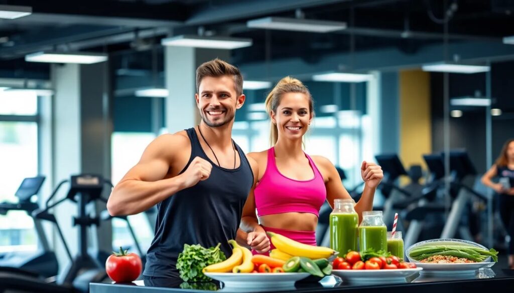Guía para combinar gimnasio y dieta: resultados más rápidos y efectivos.
