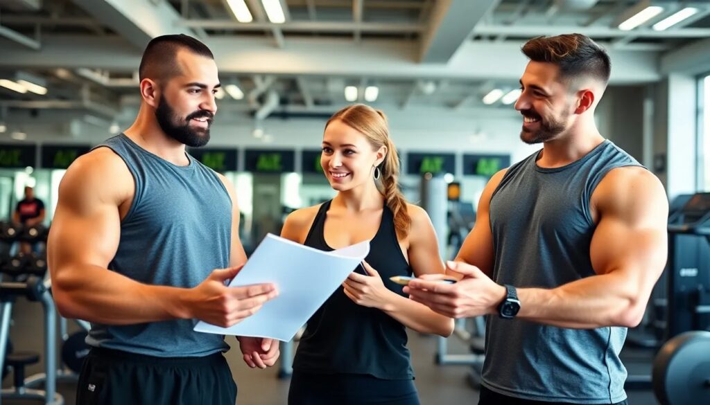 Guía para elegir el mejor entrenador personal en tu gimnasio.