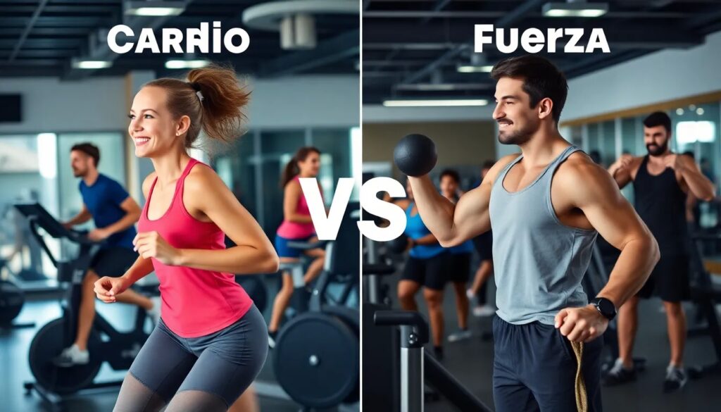 ¿Qué tipo de entrenamiento es mejor para ti? Cardio vs fuerza.